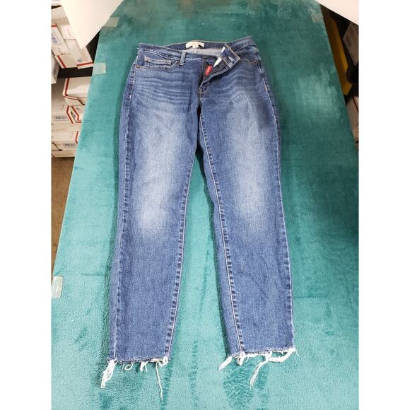 Lucky Brand Jeans Size 10 Womens Blue Stretch Pants Medium Mid Rise Ava Skinny - Picture 2 of 14